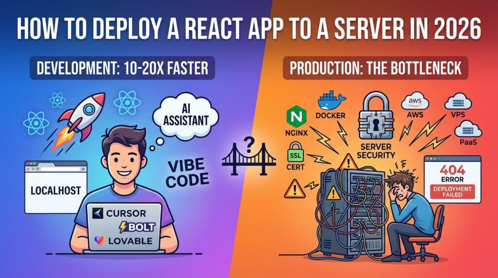 How to deploy a React app to a server in 2026