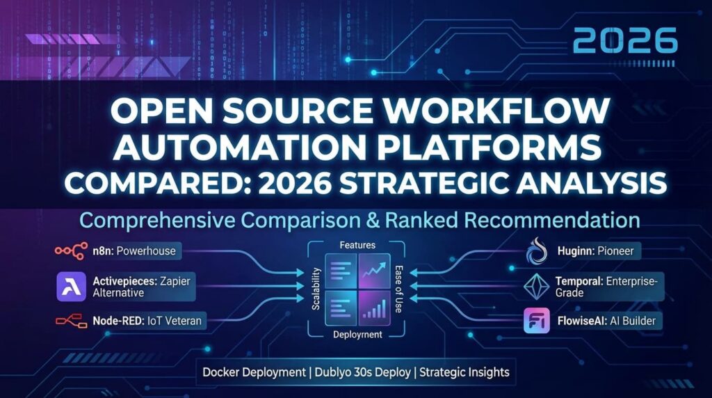 Open Source Workflow Automation Platforms Compared: 2026 Strategic Analysis
