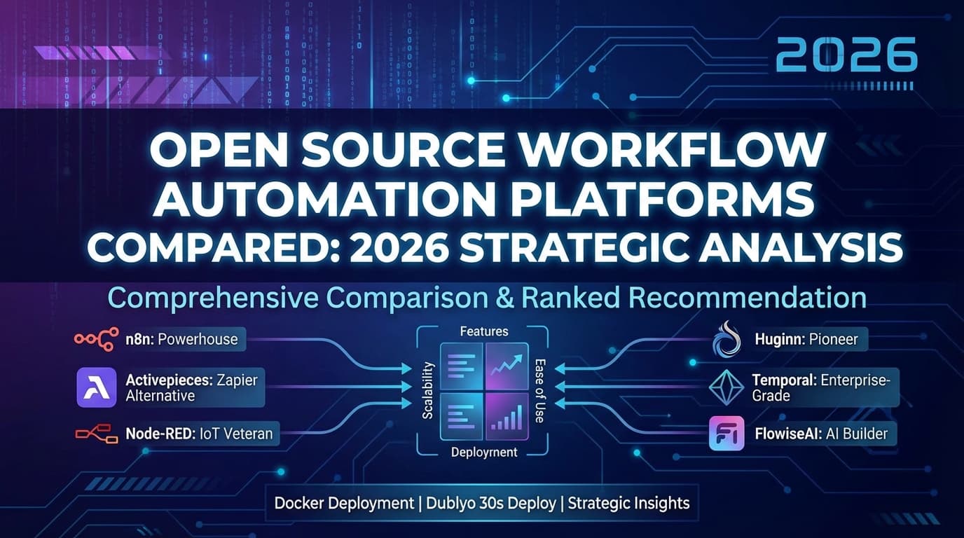 Open Source Workflow Automation Platforms Compared: 2026 Strategic Analysis